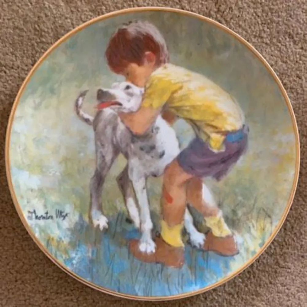 Best Friends Thornton Utz Carefree Days Plate Collection